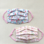 耳が痛くなりにくい幼児用立体マスク 2枚セット女の子