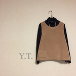 camel カシミア混 ウールベスト