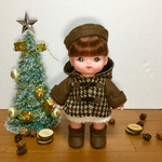 メルちゃんハリスツイードコートセット