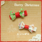 クリスマスセット★ベビーヘアクリップ～キャンディ&トナカイ