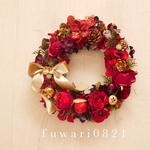 X’masリース ❤︎  Red & Ribbon
