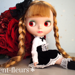 ＊cent-fleurs＊ 22㎝ドール(ブライス)用アウトフィット ✴︎クラシックロリータ✴︎