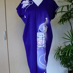 着物リメイク   チュニックワンピ