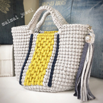 【新作★spicyシリーズ】Hoooked RibbonXLマルシェ型BIGトートバッグ