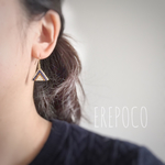 【再販】さんかくピアス・イヤリング/Himalayas