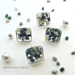 ストーンパールピアス&イヤリング