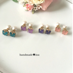 スクエアシンプル2ｗａｙ　ピアス