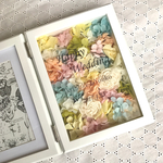 たっぷり紫陽花の写真立て〈mixcolor〉
