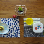 入園グッズ♪25×35㎝ランチョンマット2枚セット♪for boys