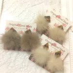 再再…販☆べっ甲柄とファーピアス♡