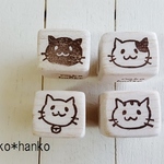 消しゴムはんこ＊猫はんこ