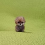 ポメラニアン オレンジ パピー羊毛フェルト
