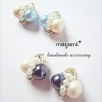 skyblue×midnightblue～プリンスビジューピアス～