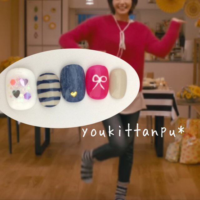恋するダンスネイル＊ちび爪ベリーショート＊ジェルネイルチップ＊チップの種類・サイズオーダーできます