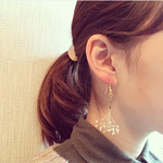 再販 小枝のようなかすみ草ピアス