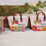 リバティ＊ミニチュアトートバッグ2個セット＊