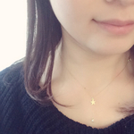 【再販💓】揺れるパールとお星様のネックレス