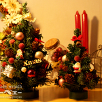 赤のクリスマスツリー