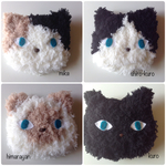 モコモコファーの猫ポシェット