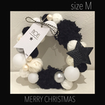 クリスマスニットリース Mサイズ