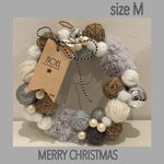 クリスマスニットリース Mサイズ