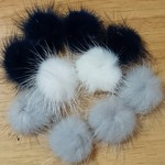 ミンクファーMIXになります(^3^)♪③/天然/素材/10個/ネイル/ネイルチップ/ピアス/イヤリング/アクセサリー/アート作品 等に
