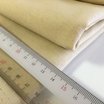 【幅1.4M】1Ｍ＊L041ハーフリネン・エルクベージュ・無地