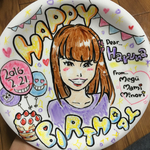 momonga-0920様専用 6人ファミリー用似顔絵皿