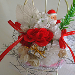 送料無料 フラワーアート クリスマス