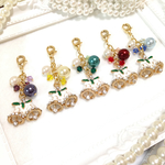 白いベル♥ クリスマス限定ジッパーチャーム