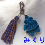 土偶ちゃんキーホルダーブルー