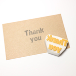「Thank you」 消しゴムハンコ④