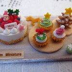 ★Palmミニチュア★クリスマスケーキ＆ミニタルト④