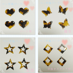 7種類28個♡べっ甲風パーツ