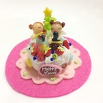  ちいさなちいさな クリスマスケーキ ♬ (ローズ)