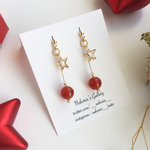 red×star✴︎ピアス／イヤリング