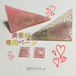 お客様専用ページ バレッタ＆ピアス