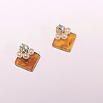 べっ甲キラキラピアス