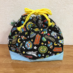 SALE！宇宙シリーズ✴︎おむつ入れでも。お弁当袋でも。使い方沢山あります！✴︎裏地つき