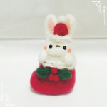 長靴IN サンタうさぎさん クリスマス