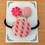 【こぎん刺し】ヘアゴムとヘアピンのセット