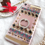 【Android，iPhone7plus/6（s）plus対応】iRingアイリング付き♡ショコラブラウン