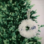クリスマスリース　ミナペルホネン生地使用