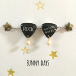 ROCK☆ギターピック イヤーカフ