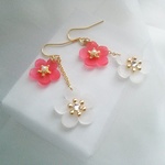 艶やか(あでやか)梅の花☆～ピアス(イヤリング)～