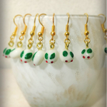 雪うさぎのピアス(イヤリング)