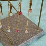 ￥400→￥300「砂糖菓子ころりん」ピアス・白