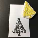 クリスマス②②  消しゴムはんこ