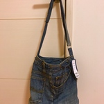 デニム生地☆リメイクショルダーバッグ