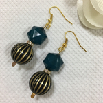 (再販)おおぶりブルーピアス・イヤリング♡